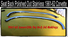 Lid Deck Polished Pair Stainless 1962 1961 Seat Convertible Corvette