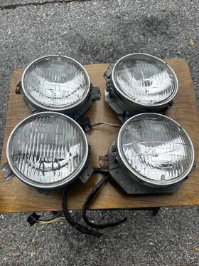 14460 Mercedes-benz Bosch 14449 14450 14459 W108 W109 W111 W112 Double Headlights Headlight Left Right