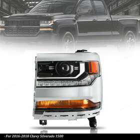 84388723 Munirater Hid Headlamp Headlight Assembly Driver Side For 2016-2018 Chevy Silverado 1500