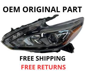 260609hs4a Nissan Altima Left Lh Side Headlight Lamp 2016-2018 Halogen Oem