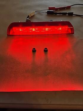 Rnpop32r265904baoa Nissan 2014-2020 Rogue High Mount Led 3rd Brake Stop Light Red Oem