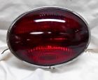 No.155 S M Lamp Co Vtg Los Angeles Oval Red Light 6 Volts Fire Truck Works