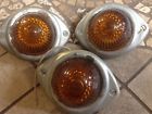 No.28 Set Lamp Marker Light Truck Travel Trailer Car Amber Glass