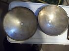 Pair 1933-34 Reflectors Replatable Parts Good Headlamp Very Ford