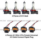 Pcm-58-003-s Niuparts Bulbs With Wire Pin Female Un Connect Pigtail Harness