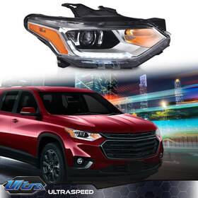 Gm2503487 Pit66 Fit For 2018-21 Chevy Traverse Hid Headlight Led Drl Passenger Rh Right Side