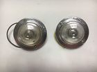 Pm-392 Two Vintage Lights With Stratolite Lens Reverse Truck Trailer Clear