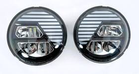 Rzjhl-6506 Razor Auto Extreme Skull Led Headlights 2007-2017 Jeep Wrangler Jk