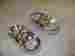 Re-chromed Gm 1958 Chevy Belair-biscayne-delray Tail Light Bezels