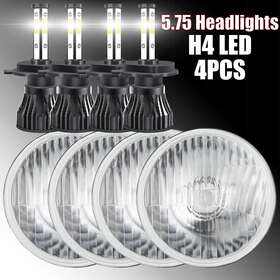 H5009 Shenkenuo 4pcs 5.75 Inch 5-3/4 Led Headlight Hi-lo For Chevy Truck C10 C20 Pickup Bel Air