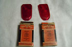 T-336 1949 Chevy Glass Lynx Eye Tail Stop Brake Light Lamp Lenses New Pair