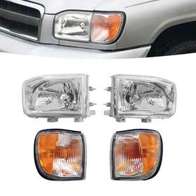 260102w625 Tbvechi 4pcs Headlight Corner Lights For Nissan Pathfinder 1999-2004 Left And Right Side