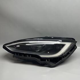 1563713-00-d Tesla Model S Plaid Headlight Left Driver 2021 2022 2023 Black Led