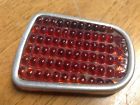 Tpv436 Unknown Early Glass Red Reflector Vintage Bike Motorcycle Tpv