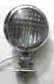 Us400 Us-400 Unbranded 1 Vintage Chrome Round Bezel Clear Curved Glass Back Up Light Reverse Lamp