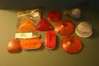 Various Lot Of Vintage Tail Light Clearance Marker Lights Lenses