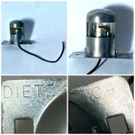 Vintage Deitz 12V No. 104 Car Truck Under Hood Motor Trunk License Plate Light. Fixed Price $29.99.