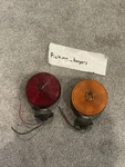 Vintage Two Used Dietz 4-75 Dz 77-276 Model 70 Stop Turn Signal Pedestal Light. Fixed Price $30.57.