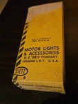 Nors Dietz 7822 License Plate Light Clear Lens B7C-13564-B 55-59 Ford Truck. Fixed Price $20.00.