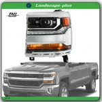Headlight Hid For Chevy Silverado 1500 2016-2018 Headlamp Driver/left Side Clear. Fixed Price $85.30.