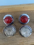 4 Chrome Peterson Marker /back Up Lights-chevy Ford Dodge Food Truck Tiny House. Fixed Price $99.95.