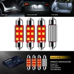 4X Auxito Led Courtesy Dome 578 Lamps 211-2 41/42MM Trunk Map White Canbus Light. Fixed Price $11.99.