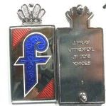 New Pininfarina Emblem, Metal, Fiat 124 Spider, Ferrari, Alfa Romeo Lancia. Fixed Price $29.50.