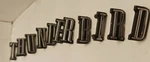 Used Oem Front Header Panel Emblem Letters 1975 Ford Thunderbird (289). Fixed Price $89.95.