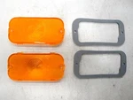 1964 1965 Ford Fairlane Amber Park Lens Fomoco Script Pair New *. Fixed Price $23.05.
