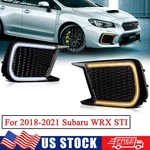 For 2018-2021 Subaru Wrx Sti Led Front Fog Drl Light Bezels Daytime Running Lamp. Fixed Price $97.99.