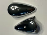 Vw Bug Turn Signal Light Cover Chromed Steel 2PCS Volkswagen Beetle 1964-1967 T1. Fixed Price $549.50.