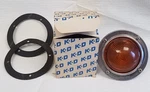 New K-d Lamp Company Amber Glass Tail Light Lens Nos. Fixed Price $19.99.