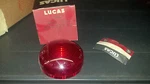 Nos Genuine Lucas Tail Light Lens 54572777. Fixed Price $35.99.