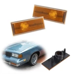 Front Amber Side Marker Parking Light Lenses For 81-88 All Cutlass 2 Door Models. Fixed Price $29.99.