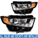 Pair/set Projector Headlight Assembly W/ Bulbs Ford Edge 2015 2016 2017 2018. Fixed Price $257.99.