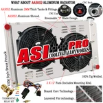 3ROW RADIATOR+2X12"FANS+KIT For Chevrolet Caprice Impala C/k 10 20 30 1968-1987. Fixed Price $259.00.