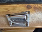 1961 1962 Pontiac Bonneville Catalina Unity Spotlight Bracket 159L. Fixed Price $20.00.
