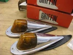 2 Vintage Griffin 117 Cab Marker Clearance Lights. Fixed Price $140.00.
