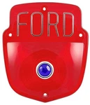 1948-66 Ford F-series Flareside Truck; Shield Tail Lamp Lens; Chrome Block. Fixed Price $24.99.
