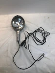 Vintage Spotlight Hand Held 12 Volt Metal Chrome Car Bulb - Tested. Fixed Price $10.39.