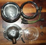 1954 Buick Pair Backup Lenses Bezels & Bulb Holder Guide Gm B4-54 5942303 BU-56. Fixed Price $67.98.