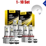 Auxito H11 9005 9006 Led Headlight Ultra Bright Bulb 80000LM Hi/lo Beam 6-60PCS. Fixed Price $239.30.