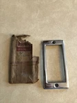 N.o.s. 1950 Ford Parking Lamp Bezelpart # OA-13236. Fixed Price $20.00.