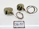 Corcoran Brown Cb Pair Blackout Marker Lights Willys Mb Ford Gpw Jeep C46-57. Fixed Price $144.95.