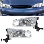 Headlight Set Left & Right Fit 1998-2000 Toyota Corolla TO2502121 TO2503121. Fixed Price $45.50.