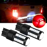 Red 7443 7444 W21W Led Brake Light Bulb Lamp Tail Rear For Chevrolet Silverado. Fixed Price $9.99.