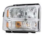 For 2005-2007 F-250 Super Duty Front Right Headlight Amber & Clear Plastic V. Fixed Price $115.95.