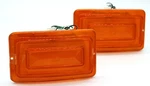 1977 1978 Dodge Truck Amber Parking And Signal Lights Set With Bulbs Of 2. Fixed Price $52.99.