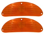 1955 Chevrolet Belair 210 150 Parking Light Lens Pair Amber Danchuk Made Usa. Fixed Price $24.95.