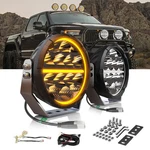 Round Led Offroad Lights 7" 140W Drl Spot Flood Driving Auxiliary For Trucks 4WD. Fixed Price $159.99.